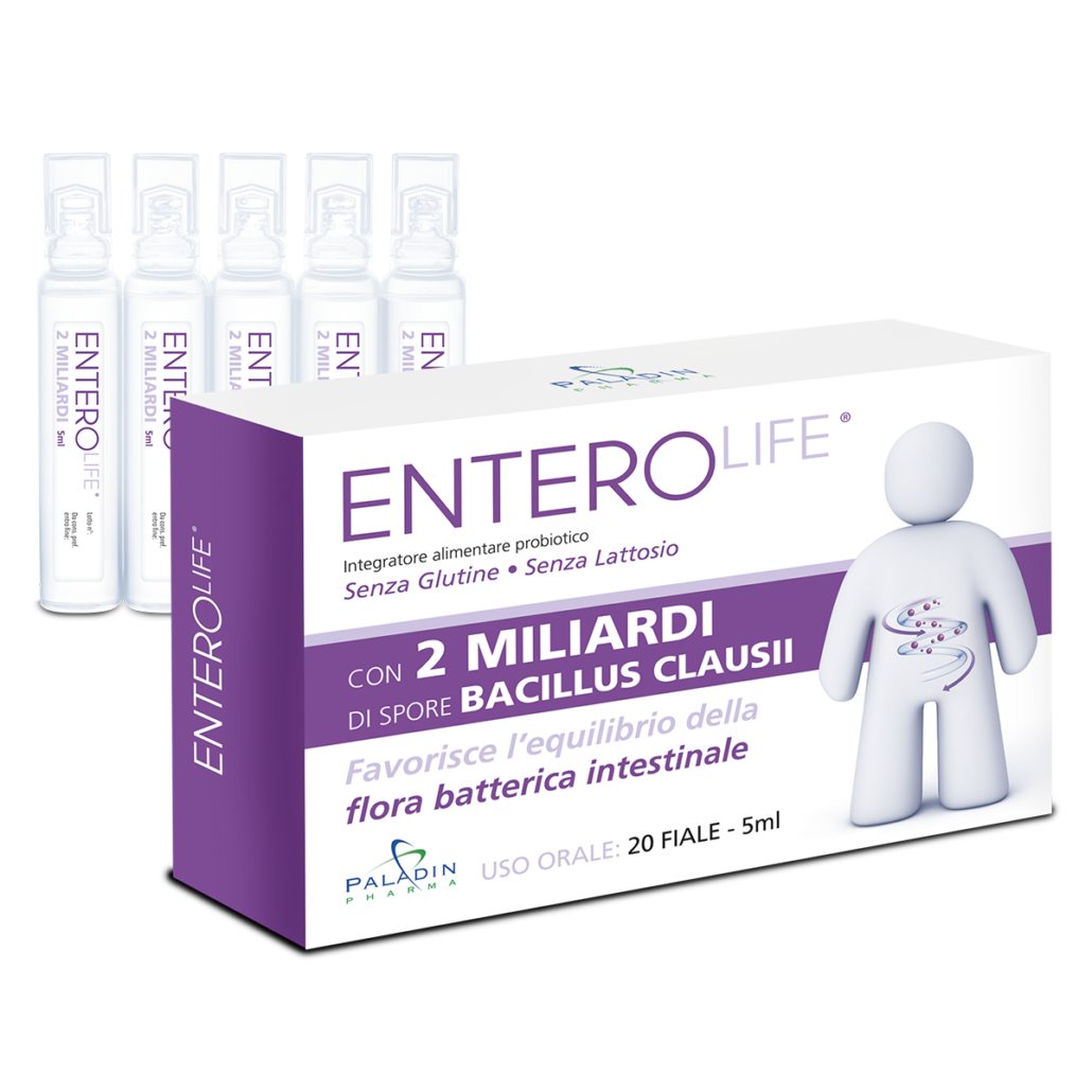 enterolife 2 miliardi probiotico con bacillus clausii