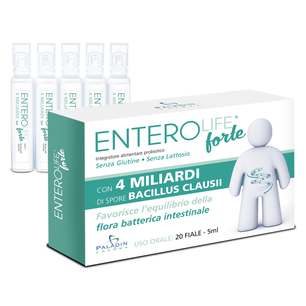 enterolife forte probiotico 20 fialoidi