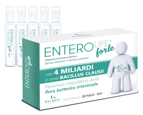 enterolife forte probiotico 20 fialoidi